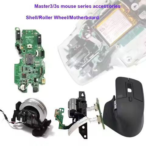 Replacement Parts for MX Master 3/3s Wireless Mouse Shell/Scroll Wheel/Mainboard/Side Scroll Wheel/S
