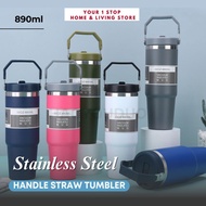 HYD 304 Stainless Steel Handheld Thermos Insulated Vacuum Tumbler Hot or Cold Mugater Bottle with St