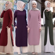 Anggun Jubah Seluar Muslimah Sepasang Abaya (2 piece set)
