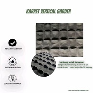 Geotextile Vertical Garden Carpet Size 1x1 Bag ±36 - Geotextile Vertical Garden Carpet 1x1