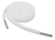 Forcefield Lifestyle Lace, Thick Oval, White silver aglet 45"