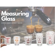 🇲🇾 Ready Stock 🇲🇾 Glass Measuring Cup / Coffee Shot 1 shot/2 shot/5 shot