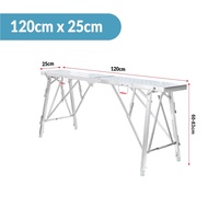 1.4M 1.6M 1.8M 2M Foldable Working Platform Heavy Duty Scaffolding High Stool Work Bench Paint Stand