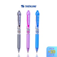 Combo 5/10/20 Bút Gel xóa được Thiên Long TP-GELE003 ngòi 0.5mm mực xanh/tím/đen thân bút có họa tiế