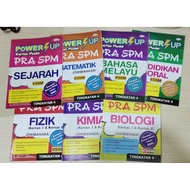 POWER UP PRA SPM TINGKATAN EMPAT SEJARAH MATEMATIK BAHASA MELAYU PENDIDIKAN MORAL FIZIK KIMIA BIOLOG
