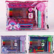 (21 pcs in One Set )Set Stationery Smiggle with note book Set Alat Tulis Smiggle