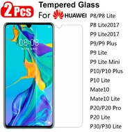 [SONGFUL] 2Pcs For Huawei P Series Transparent 9H HD Tempered Glass Screen Protector Guard Film For Huawei P8 P9 P10 P20 P30 Lite Plus Pro Mate 10 P9 Lite Mini