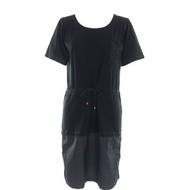 Excellent condition HERMES bouclerie d' attelage 100% cotton dress with embroidered chest pocket and