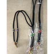 Black Rope Amulet Necklace