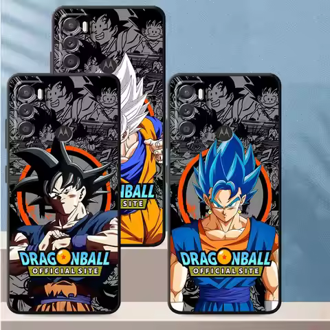 Dragon Ball Son Goku Case for Motorola Moto Edge 20 Pro 30 Lite G22 Edge40 G60s G50 G71 G53 G30 G52 