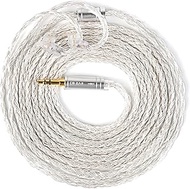 2.0m Long IN Ear Monitor Cable,KBEAR ST24 PLUS IEM Cable,5N OCC Silver-plated HiFi Earphone Upgrade 