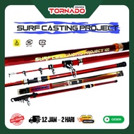 Fishing Center5 - Tornado Surf Casting Project Antenna Rod 360CM - 420CM Telescopic Carbon Hollow For Rock Fishing