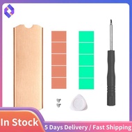 Copper M.2 SSD HeatSink Hard Disk Cooler with Thermal Solid State Disk Radiator 0.5mm for M.2 2280 N