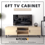 Homez 6Ft Tv Cabinet Modernist Design Tv Rack / Tv Console - HMZ-FN-TC-EC5014