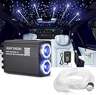 Star Light Headliner Kit 1300pc 32W Twinkle & Meteor 2-in-1 Light Engine 200 Shooting Stars 0.03-inc