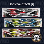 Honda click (1) motor cover sticker stiker stripe ready stok automotive motorcycle 3warna