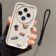 Silicone Soft Case Cartoon Doll Case 3D Three-Dimensional Case Bracelet Phone Case Suitable for OPPO