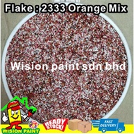 epoxy flake coating ( 2333 orange mix ) for powder anti-slip toilet floor