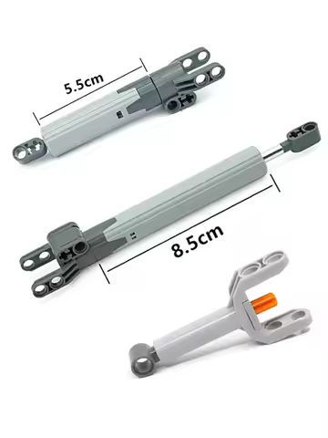 Technical Push Rod Linear Actuator Dynamic Telescopic Rod Screw Lifter 61904 92693 61927 MOC Buildin