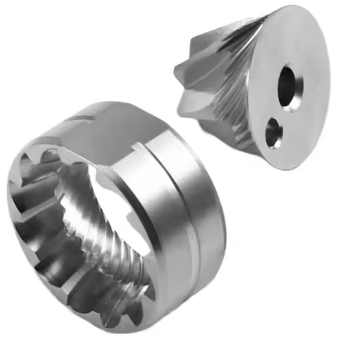 A70Z Fafa】38Mm Conical Burrs - Optimal Espresso Grinding Accessory For Manual Coffee Grinders