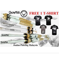 SKYGITZ MALAYSIA SNOW FALL WHITE XTREME 10-20LB 7-28gram MEDIUM HEAVY spinning casting ROD, FREE T S