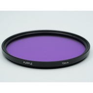 UNGU Purple FLD Filter 72mm Color Lens Filter 72 mm Camera Filters - Purple Filter