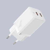หัวชาร์จ Baseus GaN5 Pro 40W ชาร์จ 2 อุปกรณ์ได้พร้อมกัน อแดปเตอร์ ชาร์จไว หัวชาร์จแบต