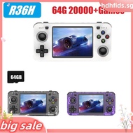 R36H Retro Handheld Game Console 64G 20000+Games Linux 3.5 Inch Portable Pocket Video Player for Kid