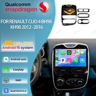 Car Radio Android 15 For Renault Clio 4 BH98 KH98 2012 -2016 Autoradio Multimedia DVD Navigation QLE