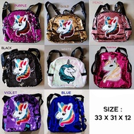 Bag Backpack Anak Perempuan Tas Blink Sequin Import Murah AC008