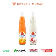 Sirup ABC Squash Delight  Rasa Orange Jeruk Florida / Lychee Leci 450 ML