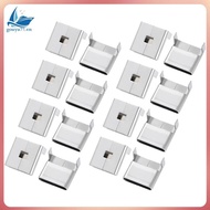 [gouyu77.vn] Metal Cable Tie Buckle 19mm L-Type 100pcs Zip Ties Packaging Wrap Connector Tooth Buckl