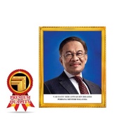 Bingkai Potret Perdana Menteri Malaysia (L) – YAB Dato’ Seri Anwar Bin Ibrahim