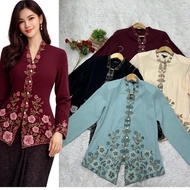 BAJU KEBAYA NYONYA MODERN EXCLUSIVE EMBROIDERY DUBAI SILK SIZE 36-46 (90012)