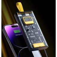 20,000mAh Fast Charge 120W Fast Powerbank PD22.5W Powerbank with Cable QC3.0