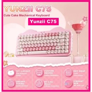 Yunzii C75 Cute Cake Mechanical Keyboard