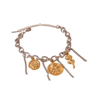 OSF66 Động vật đại dương/Hoa Vòng đeo tay bằng thép hình sao biển Trang sức bằng thép titan Dòng biể