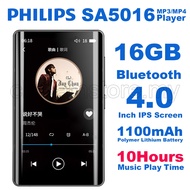 Philips SA5016 MP3/MP4 Player 16GB with 4.0inch IPS Screen Bluetooth FM 1100mAh Lithium Battery
