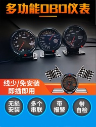 DEFI OBD Multifunctional Gauge 2 ประเภทสําหรับรถ Modification Race Gauge อุณหภูมิน้ํา TACHOMETER ควา