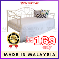 🔥READY STOCK🔥DAY BED SINGLE METAL BED FRAME/KATIL BESI/SOFA BED/DAYBED