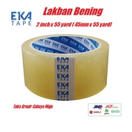 Clear Duct TAPE 2 inch x 55 yards (45mm x 55 yd) EKA TAPE equivalent to Daimaru