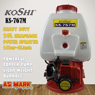 🔥HEAVY DUTY🔥KOSHI KS-767M / KS-769M / KS-708 Knapsack Sprayer Pam Racun Power Petrol Engine 15L 3WZ4