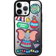 (多種型號可選)迪士尼小飛象 iPhone 15/14/13/12/11/Pro/Pro Max 鏡面保護殼 升級版-5378 手機殻