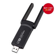 Free Driver AC1300 WiFi Ethernet Portable WiFi USB Adapter Dual-Band Wireless WiFi Dongle 5GHz for L