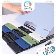 🇲🇾 Ready Stock A4 Clipboard Folder Clip File Folder Clipboard Office Document Organizer Horizontal V