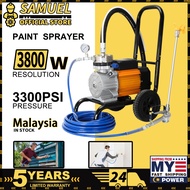 5 year warranty  3800W Electric High Pressure Airless Paint Sprayer Spray Gun Latex Paint Spraying Machine UK 高压喷涂机