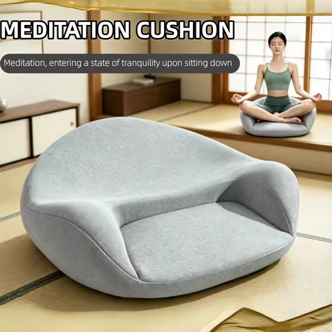 Ergonomic Meditation Cushion, Meditation Futon, Home Meditation Cushion, Cross-Legged Yoga Balcony C