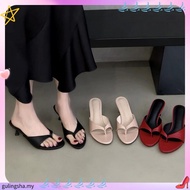 French Style Popular Leathe r 7 cm Round Head Heels (Size 34-40)