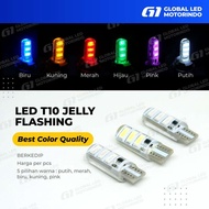 T10 12led Jelly Turn Signal Lights Silent Mode PAIR 2 pc WMP-159J -