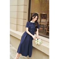 Set áo công sở nữ TIINSTORE thiết kế cổ sen phối chân váy ly súp dáng xoè AHN.2505.185 CHD.2505.186